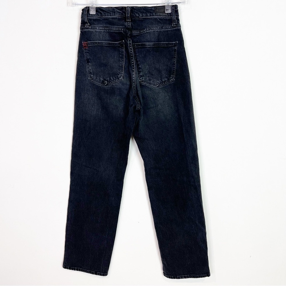 BDG URBAN OUTFITTERS COWBOY STRETCH BLACK STRAIGHT LEG JEANS WOMENS SZ 26 - Picture 3 of 5